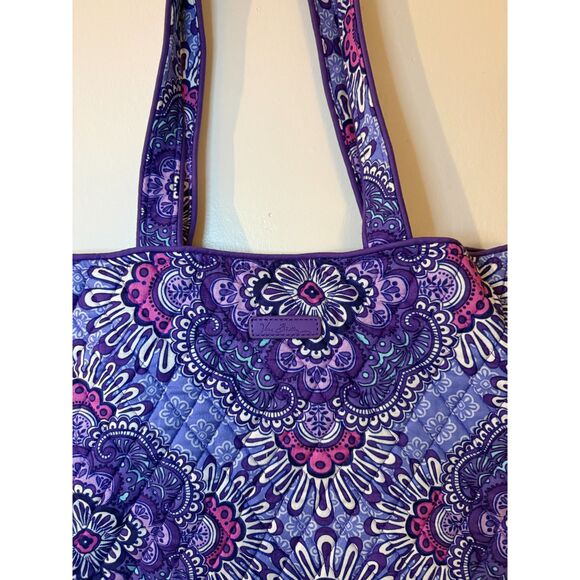 Purple Vera Bradley Tote Bag - Picture 2 of 3